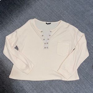 Long sleeve crop top